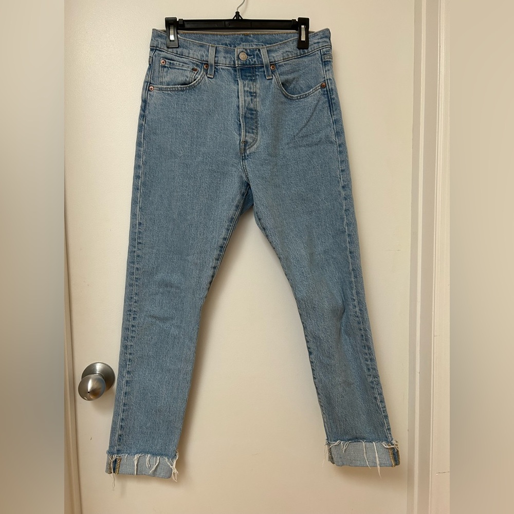 Levi’s 501 jeans - skinny filiforme - women’s size 30 / 15” across flat